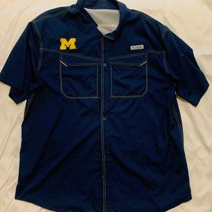 UofM Columbia Fishing Shirt